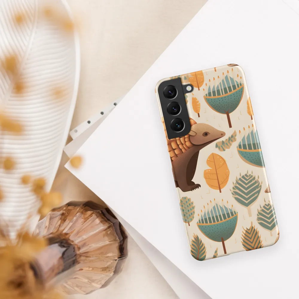 Pangolins in a Whimsical Habitat