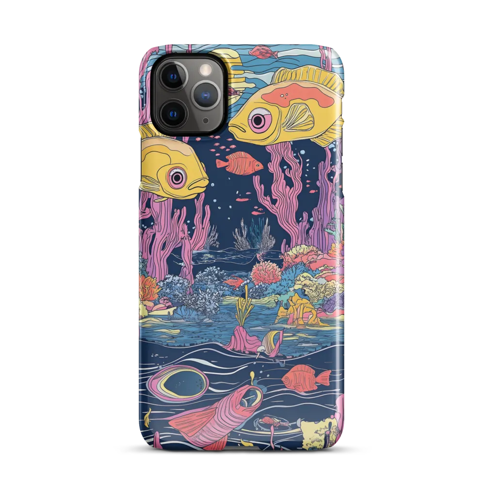 Underwater Dreamscape: A Playful Encounter | Phone Case |  11 Pro Max | Snap Case | Glossy