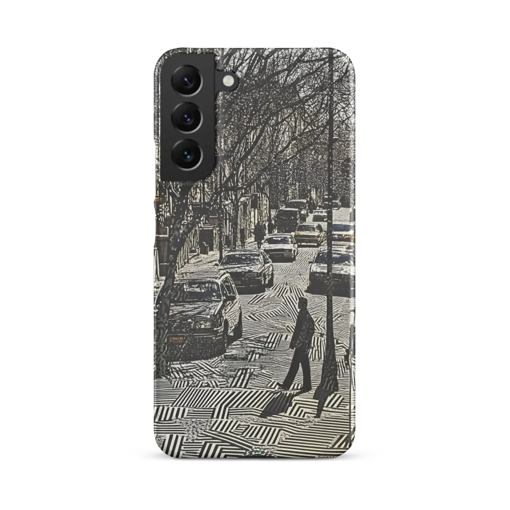 Urban Solitude: A Geometric Journey | Phone Case |  S22 Plus | Snap Case | Matte