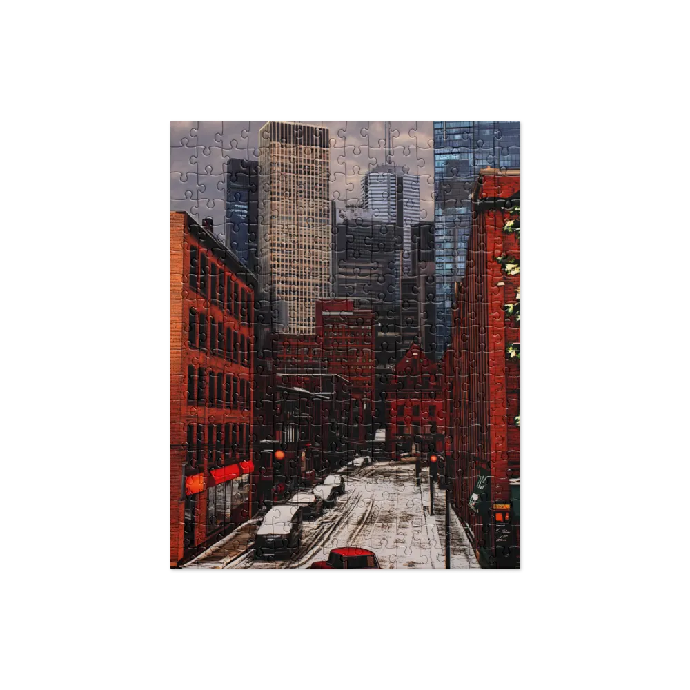 Winter's Urban Embrace | Jigsaw Puzzle | 252 pieces