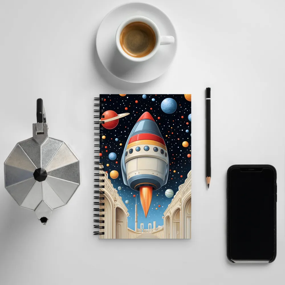 Journey to the Stars | Spiral Notebook