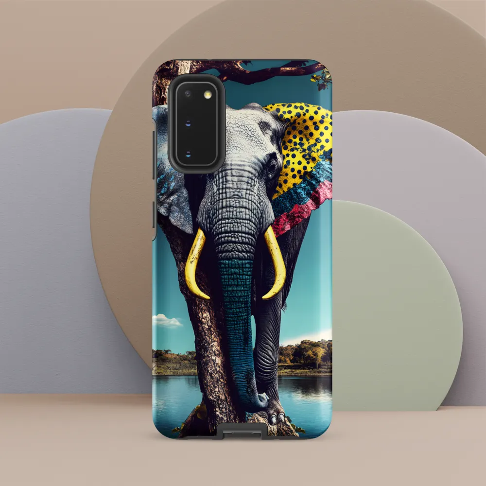 Playful Elegance: The Surreal Elephant