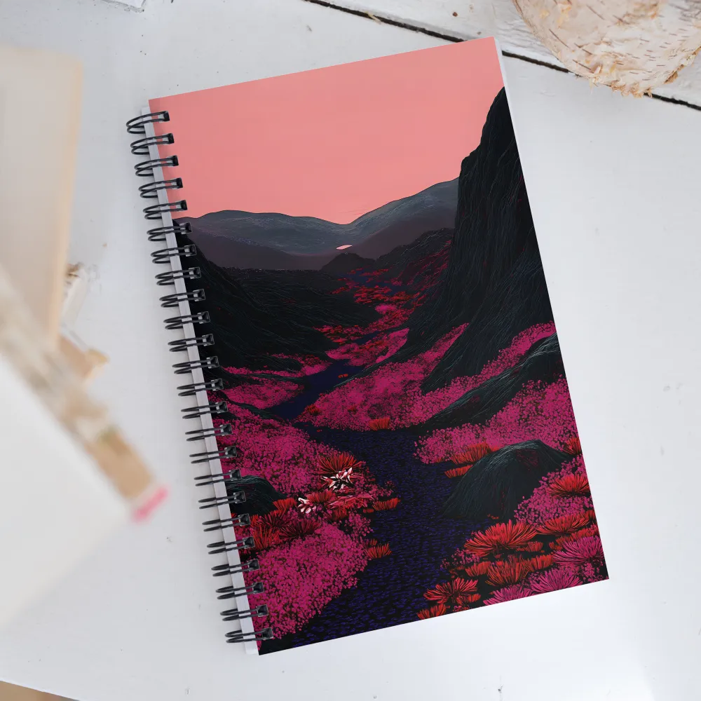 Whispers of the Blooming Valley | Spiral Notebook