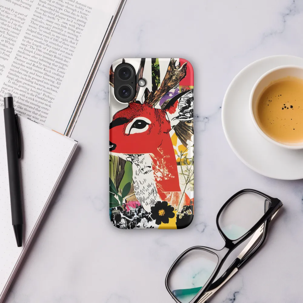Vibrant Harmony: The Deer in Nature | Phone Case |  16 Plus | Snap Case | Matte
