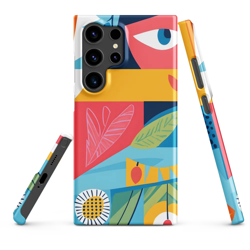 Vibrant Geometric Visage
