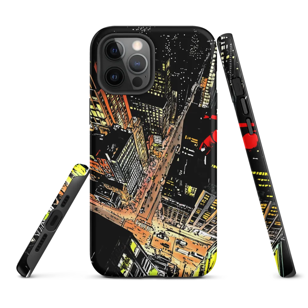 Urban Nightscape: A Bird's-eye View