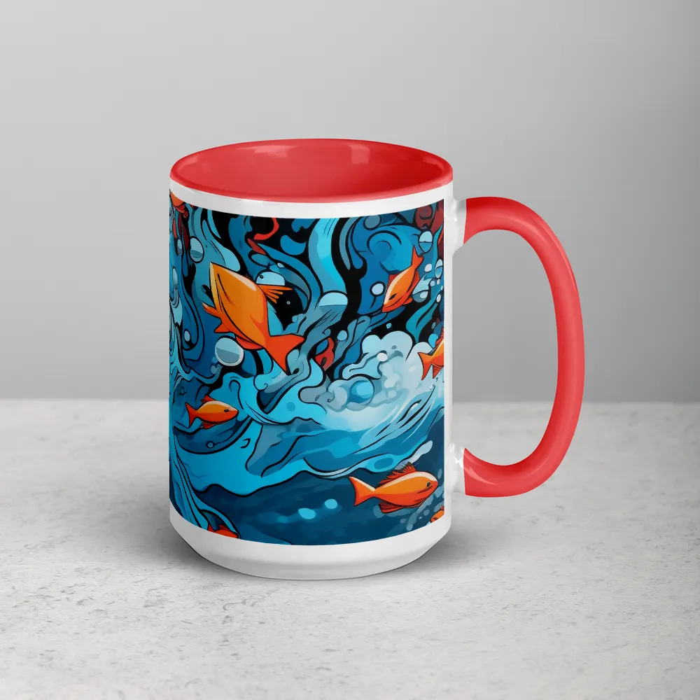 Fluid Harmony: Ocean and Flames