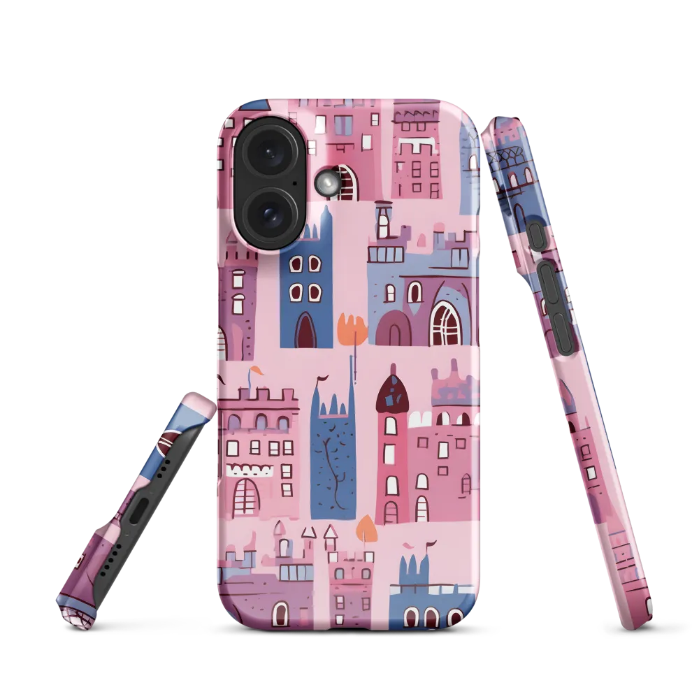 Whimsical Castles: A Playful Tapestry | Phone Case |  16 | Snap Case | Glossy