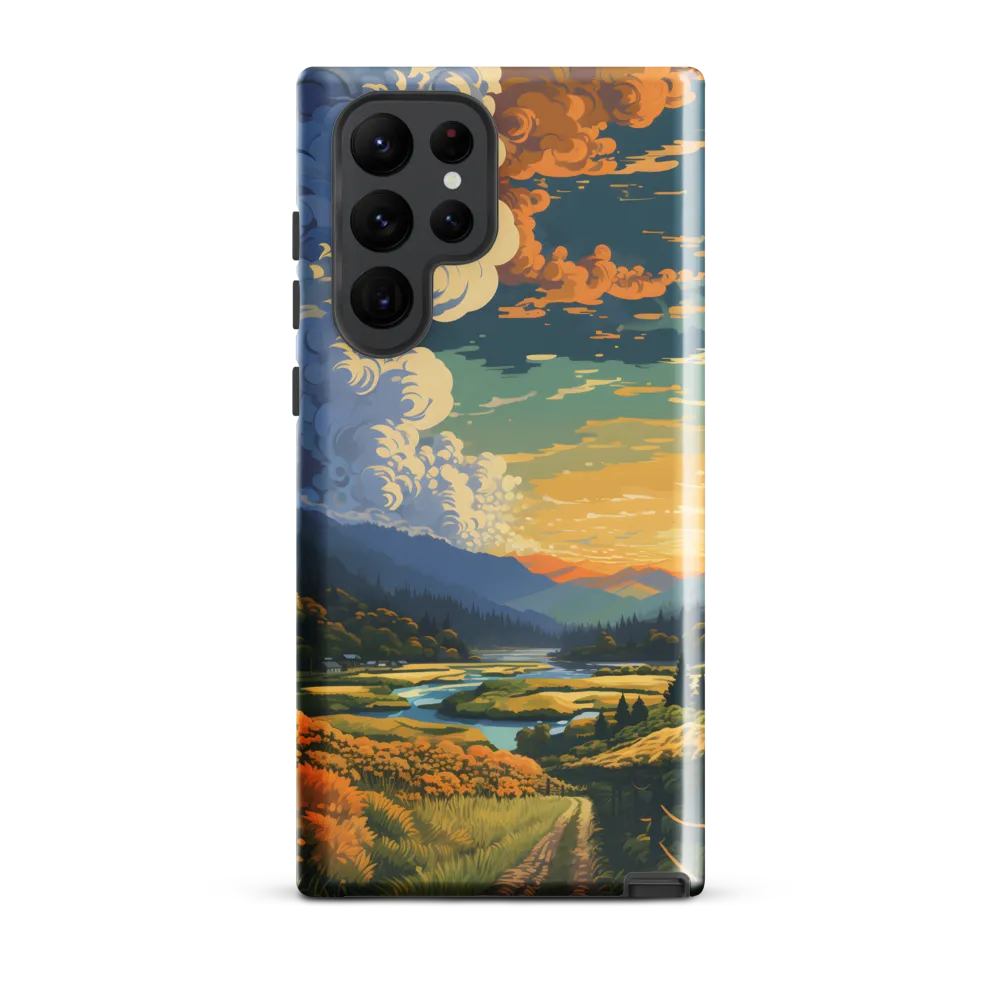 Tranquil Valley at Dusk