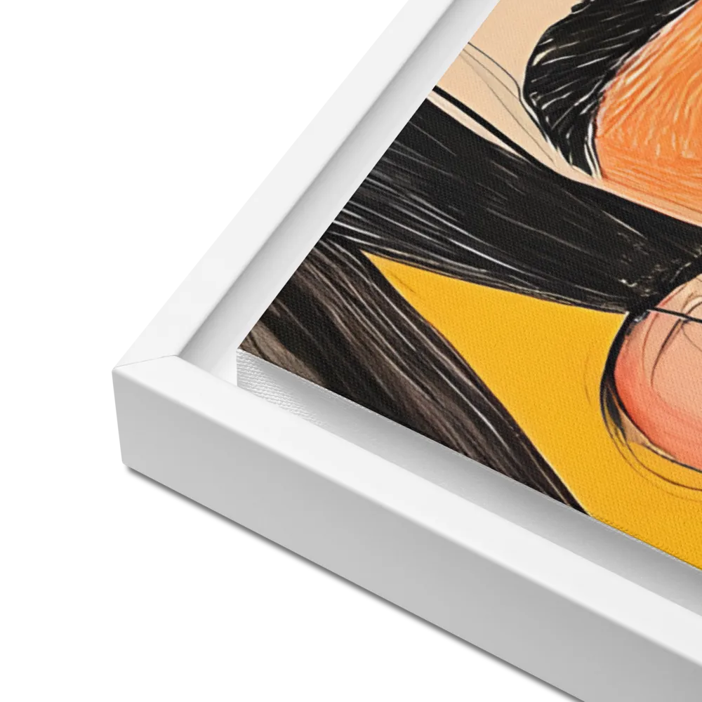 Joyful Radiance | Canvas with White Frame | 24″×36″