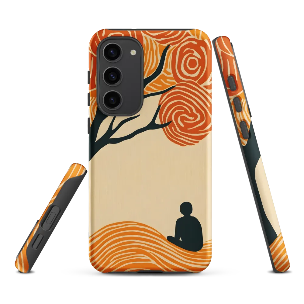 Silent Reflections under Swirling Leaves