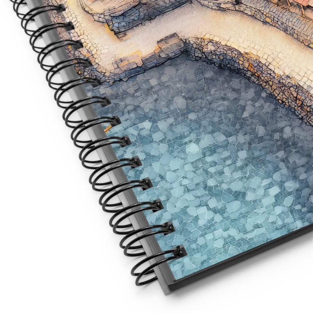 Tranquil Coastal Village Retreat | Spiral Notebook