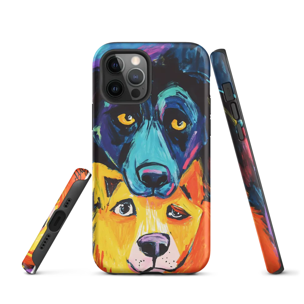 Vibrant Companions: An Expression of Canine Spirit