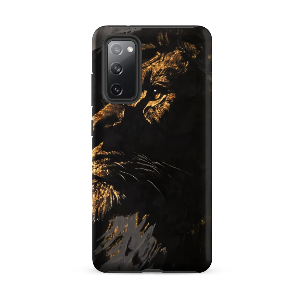 Majestic Gaze: The Golden Lion