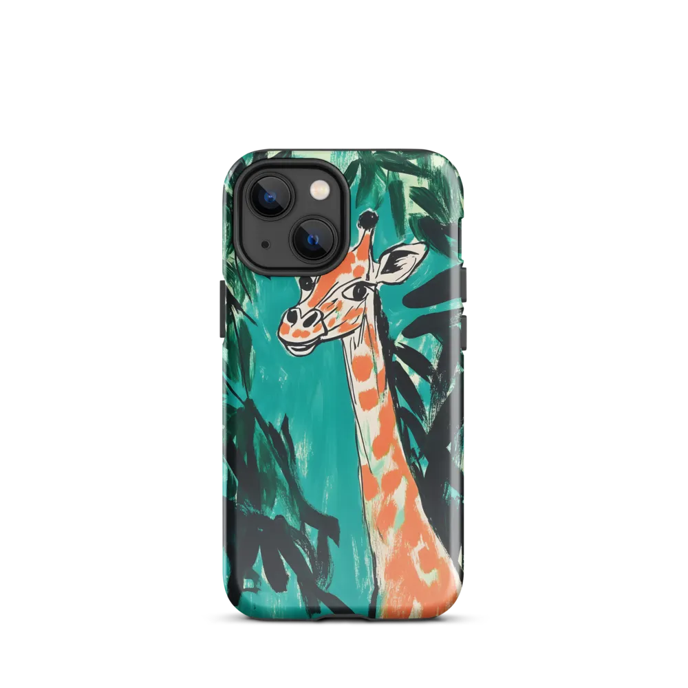 Giraffe in the Teal Canopy
