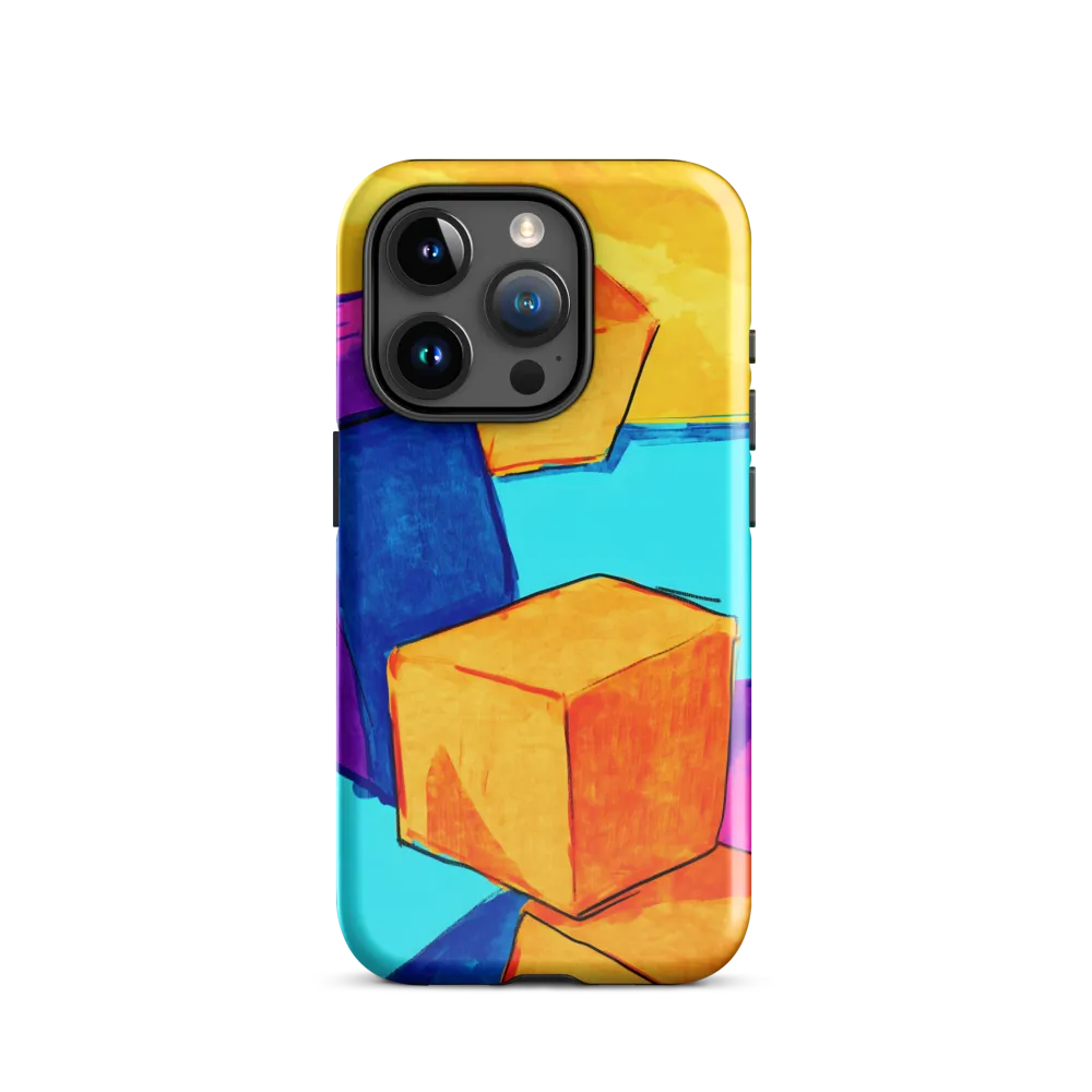 Playful Cubes in Vibrant Harmony