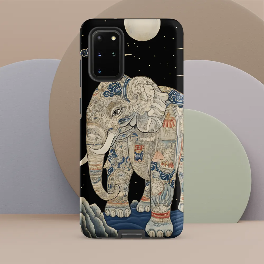 The Majestic Tale of the Painted Elephant | Phone Case |  S20 Plus | Tough Case | Matte