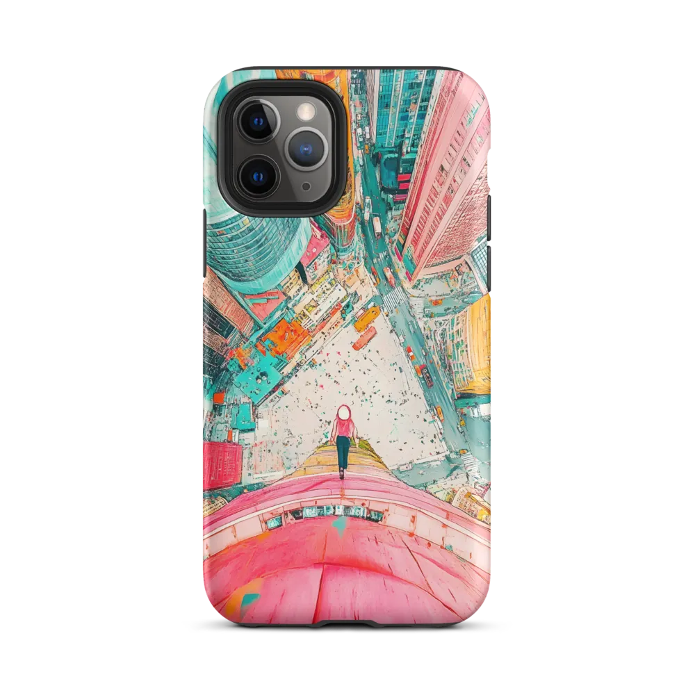 Vertical Horizons: A Surreal Cityscape Adventure | Phone Case |  11 Pro | Tough Case | Matte