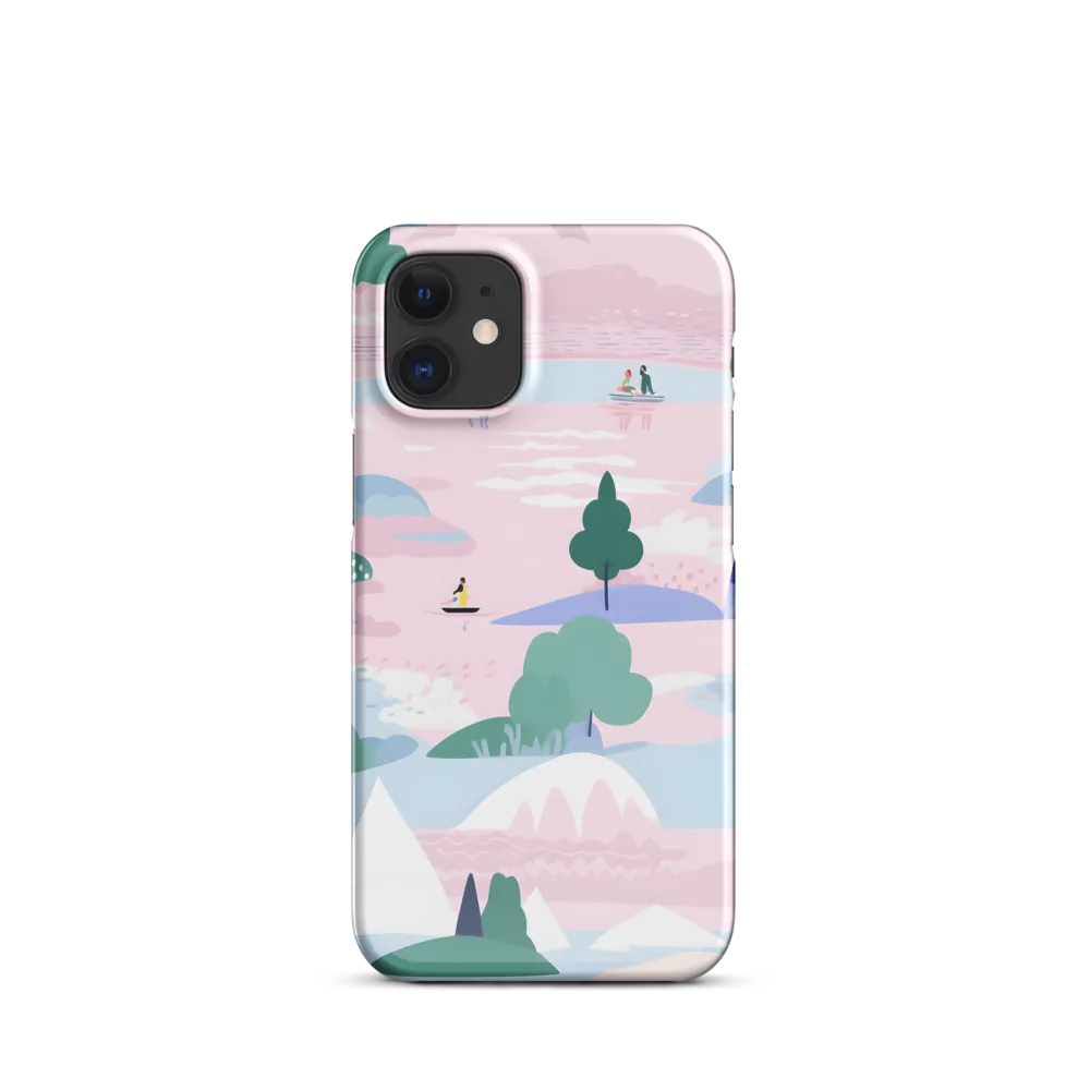 Whimsical Reflections: A Journey Through Landscapes | Phone Case |  12 Mini | Snap Case | Glossy