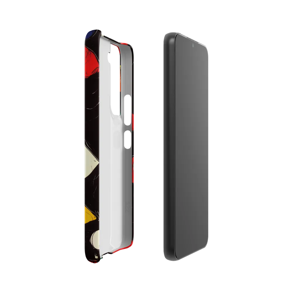 Vibrant Geometric Symphony | Phone Case |  S22 | Snap Case | Matte