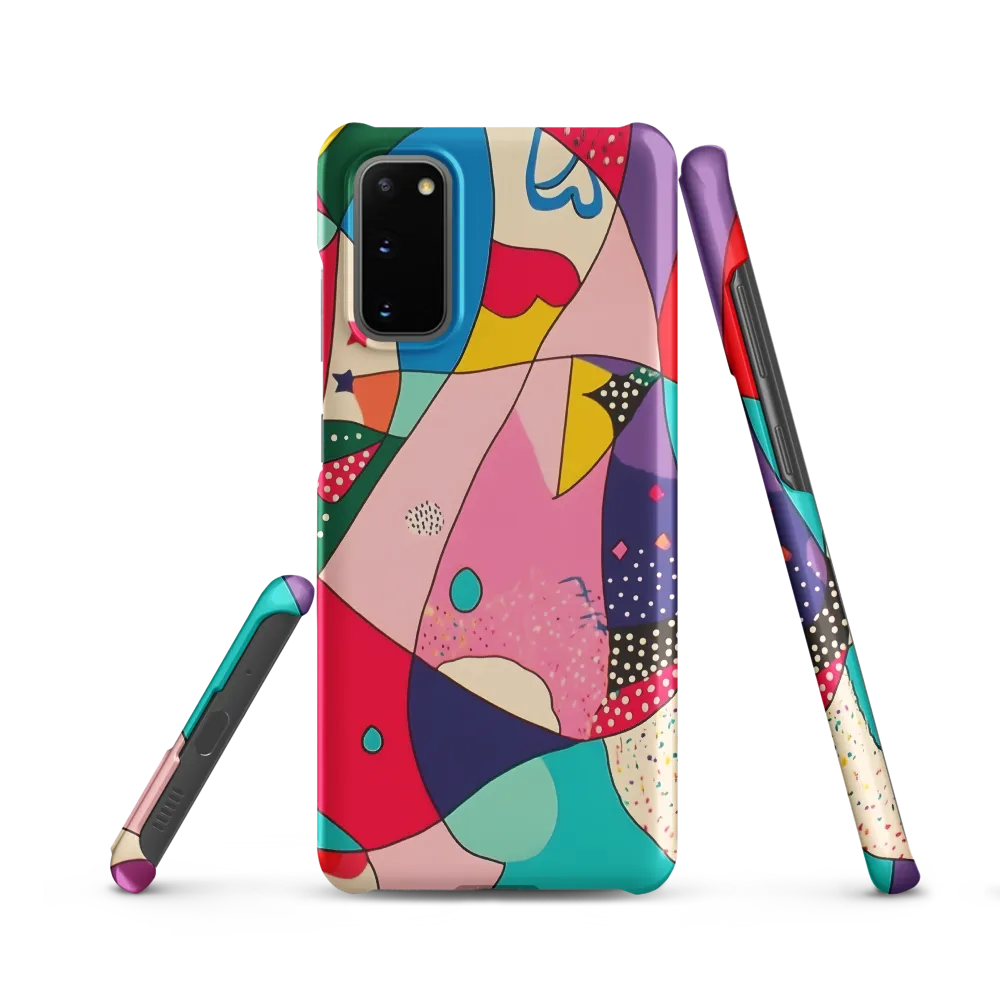 Playful Geometry in Color | Phone Case |  S20 | Snap Case | Matte