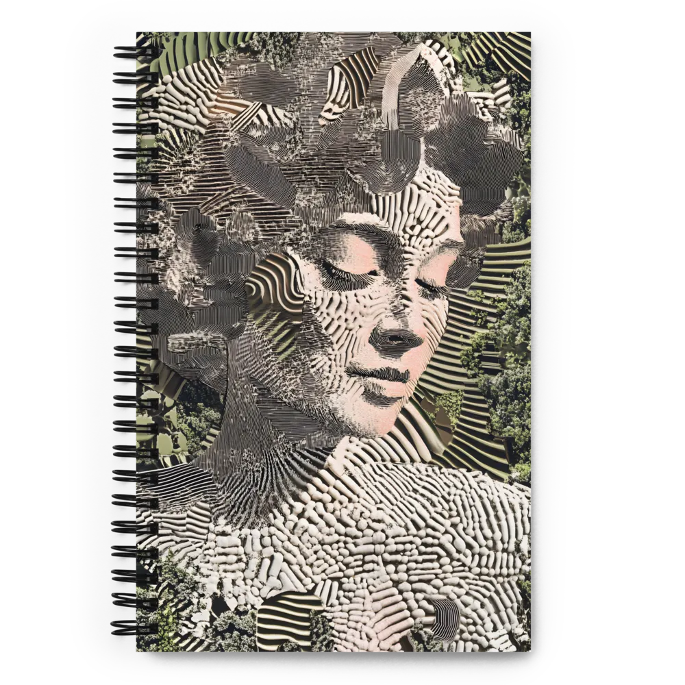 Ethereal Blend of Nature and Humanity | Spiral Notebook