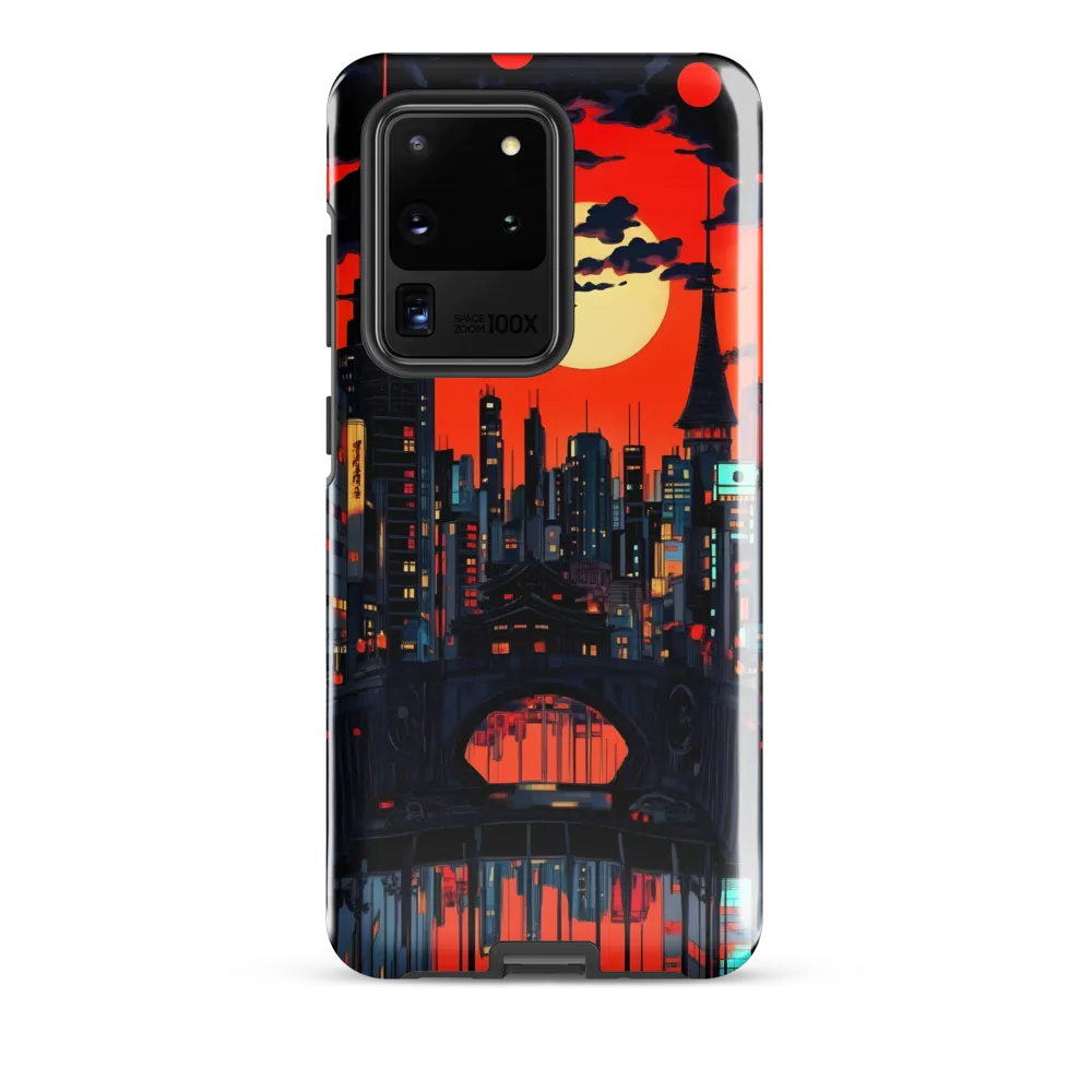 Nightfall in a Neon City
