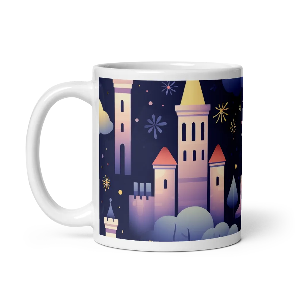 Dreamscape of Castles | Mug with White inside | 11 oz