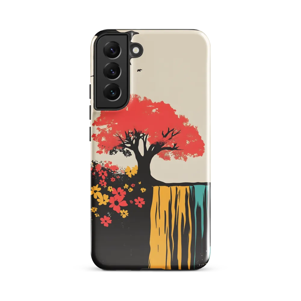 Serene Cascade of Colors