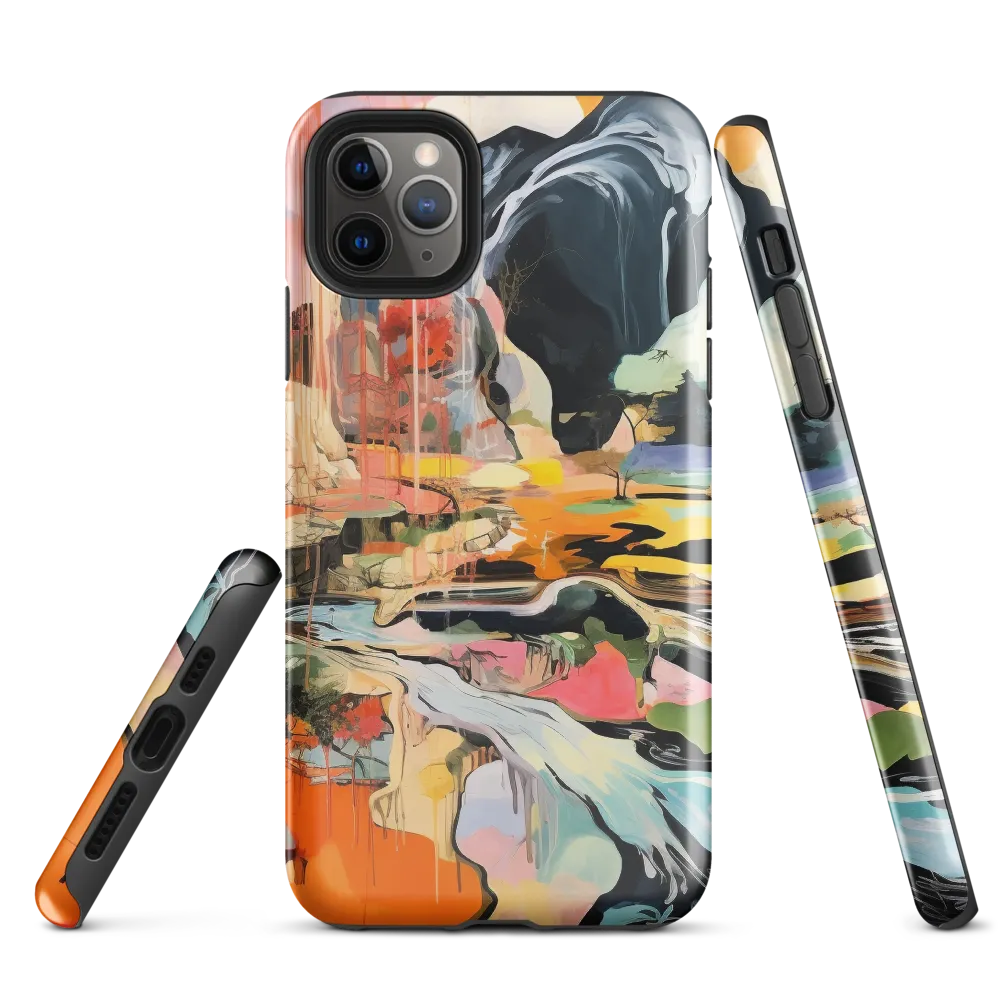 Ethereal Landscapes: A Symphony of Color | Phone Case |  11 Pro Max | Tough Case | Glossy