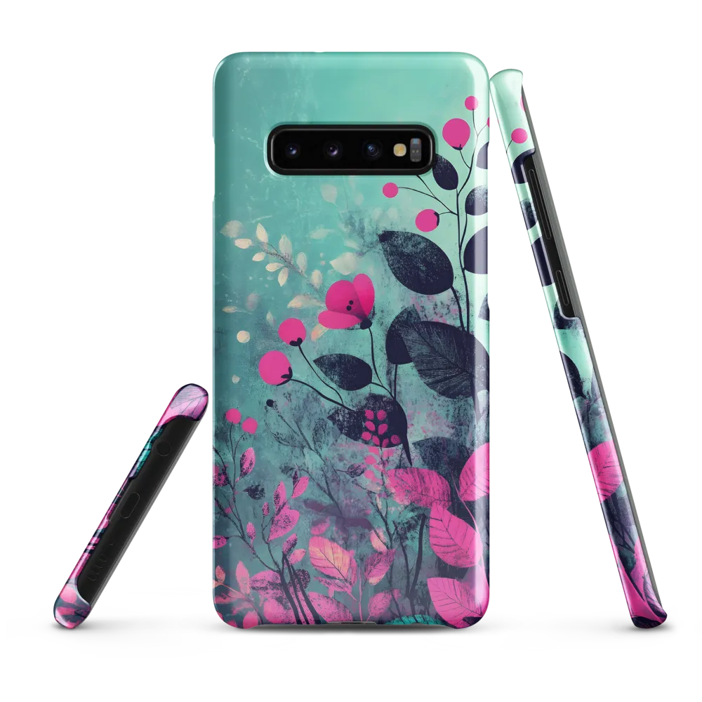 Whimsical Floral Harmony | Phone Case |  S10 Plus | Snap Case | Glossy