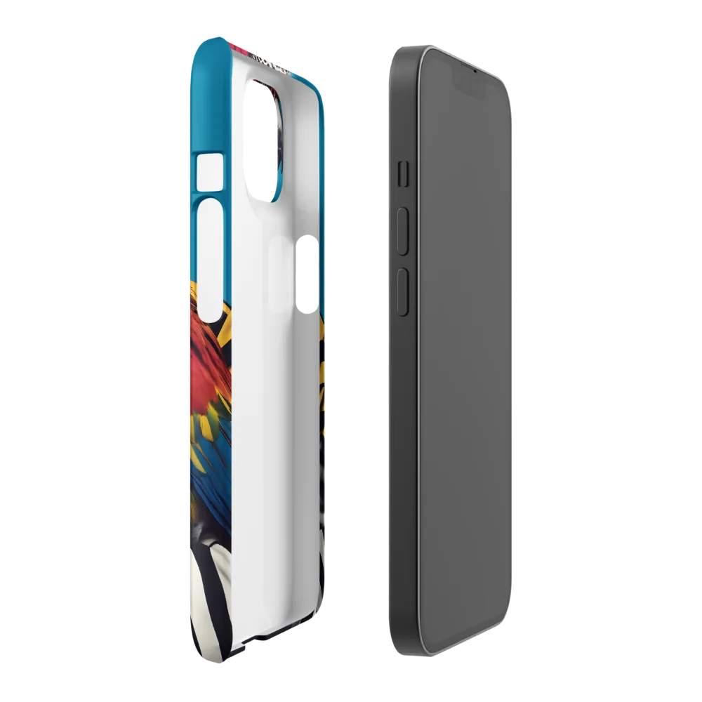 Vibrant Fusion of Flora and Fauna | Phone Case |  14 | Snap Case | Matte