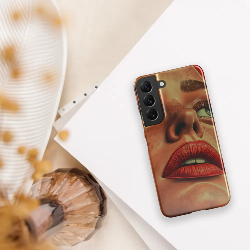 Red Intensity: A Portrait of Elegance