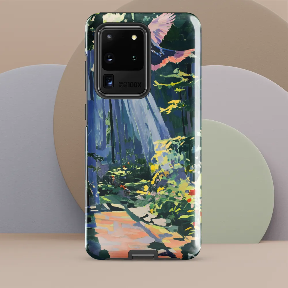 Flight of Light: A Serene Forest