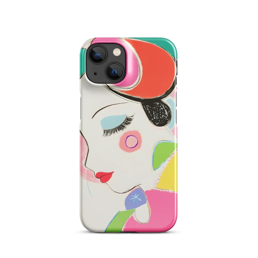 Whimsical Portrait in Colorful Abstraction