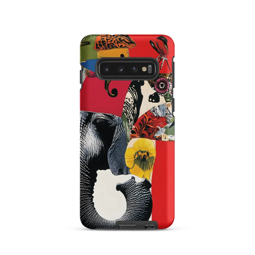 Whimsical Elephant: A Vibrant Collage of Life