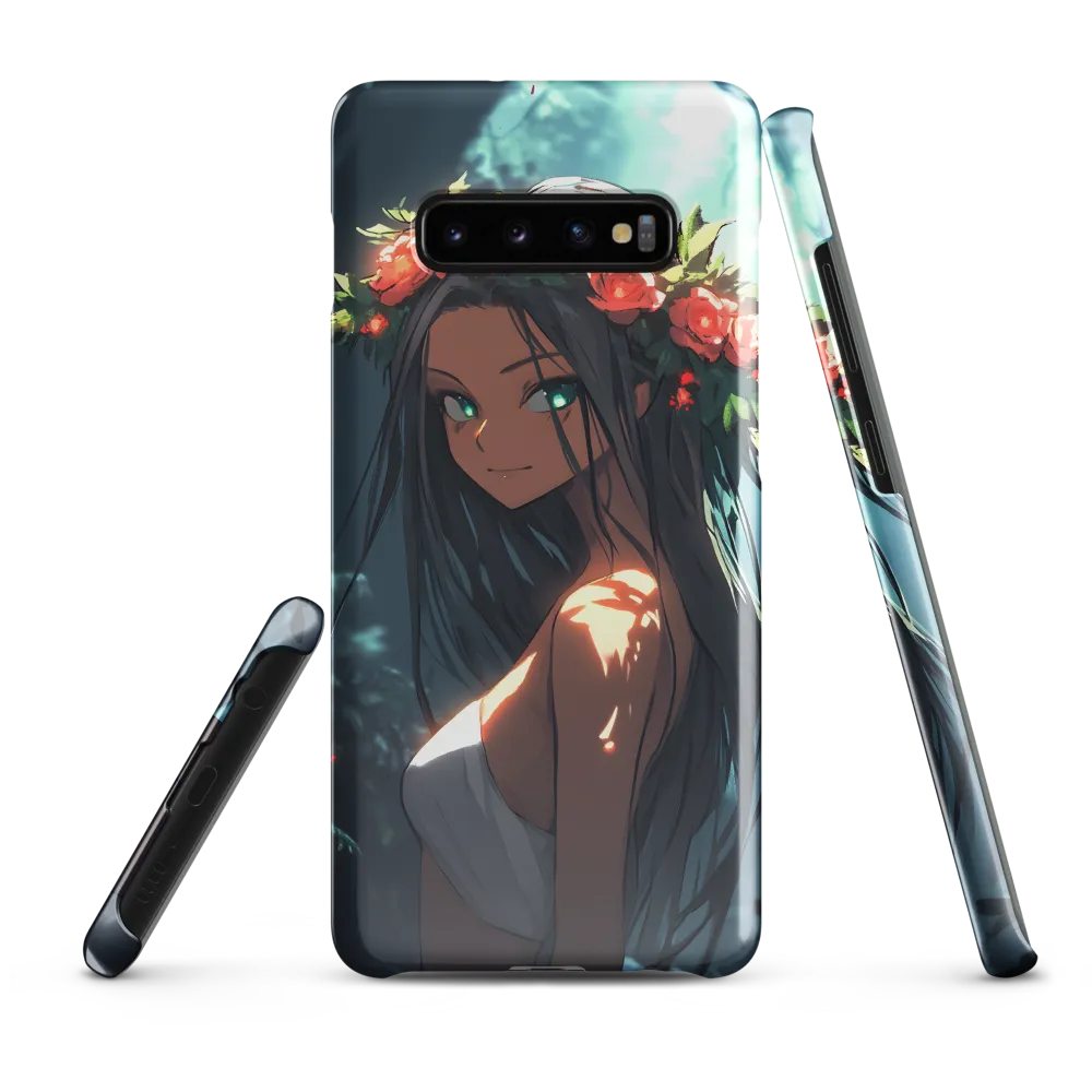 The Enchanted Forest Maiden | Phone Case |  S10 Plus | Snap Case | Glossy