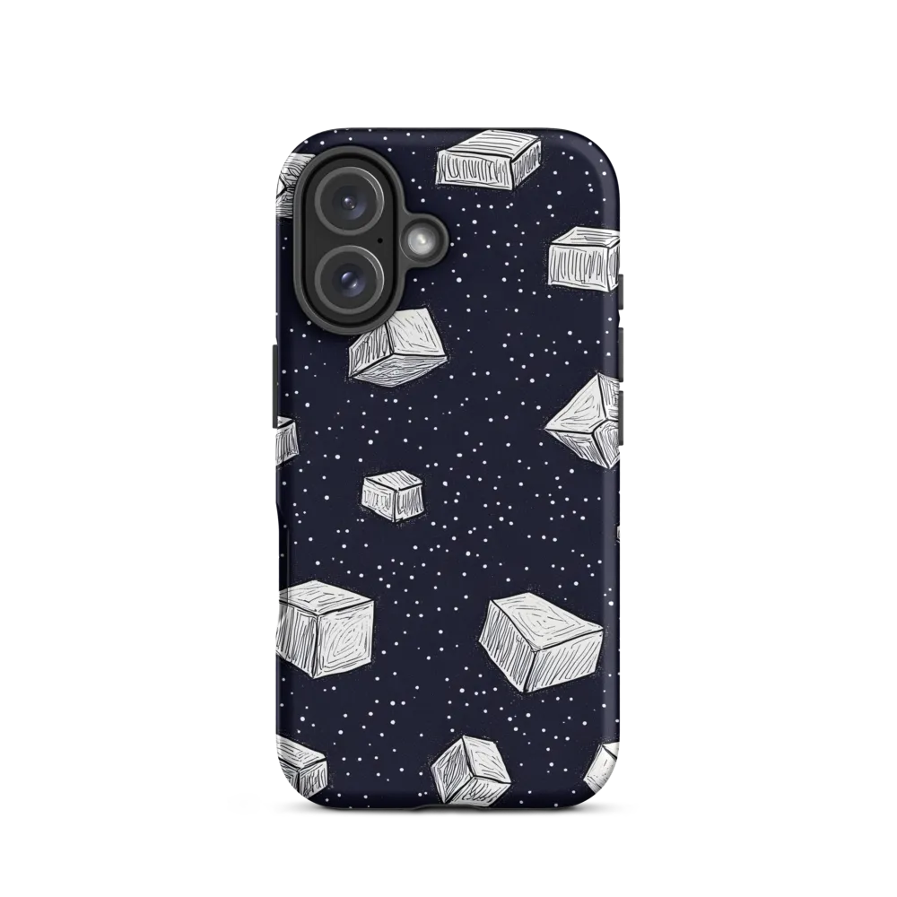 Floating Geometries in the Cosmos | Phone Case