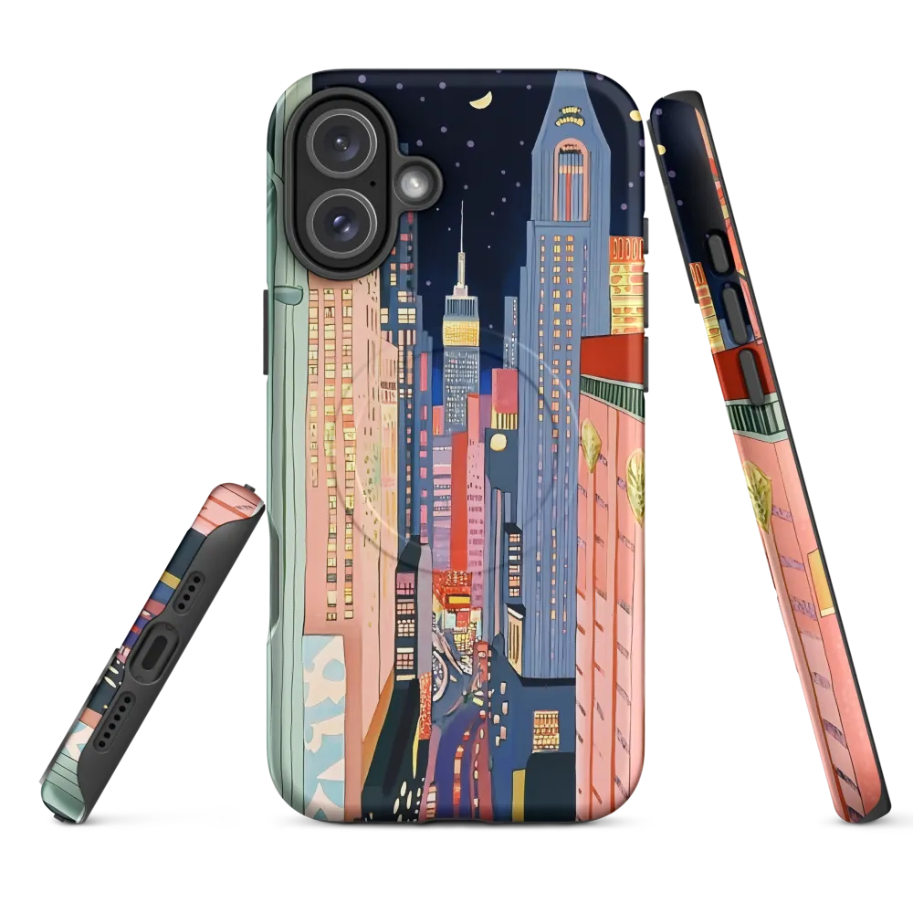 Urban Dreamscape: A Pop Art Night | Phone Case |  16 Plus | MagSafe® Tough Case | Matte