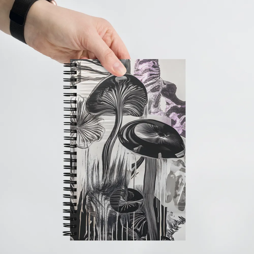 Mystical Mushroom Symphony | Spiral Notebook