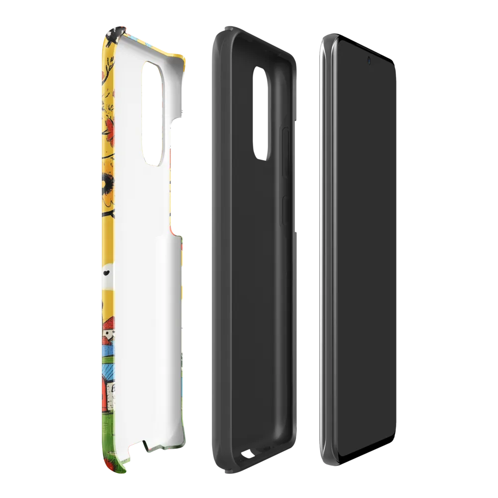 Whimsical Blooms of Life | Phone Case |  S20 Plus | Tough Case | Glossy