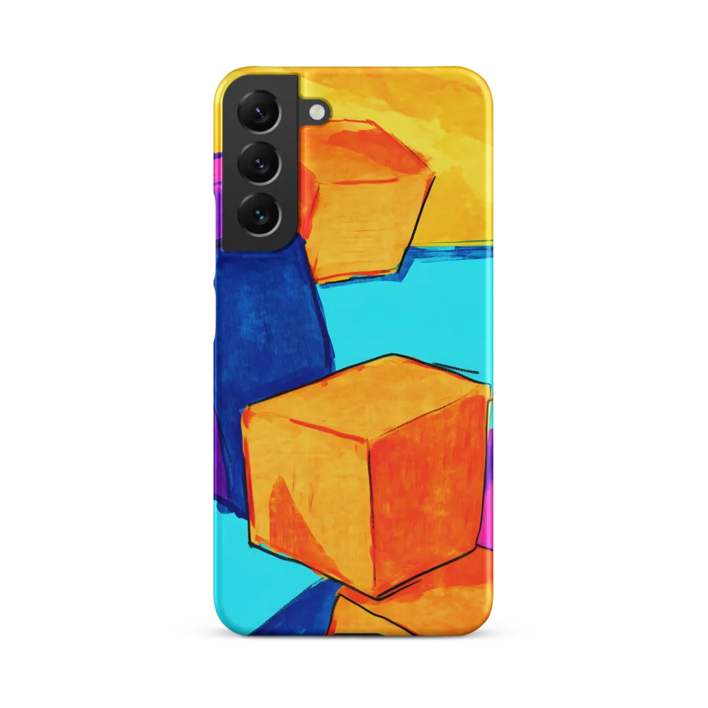 Playful Cubes in Vibrant Harmony
