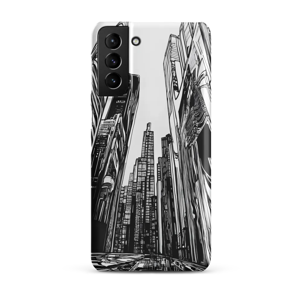 Urban Echoes: A Line Art Journey