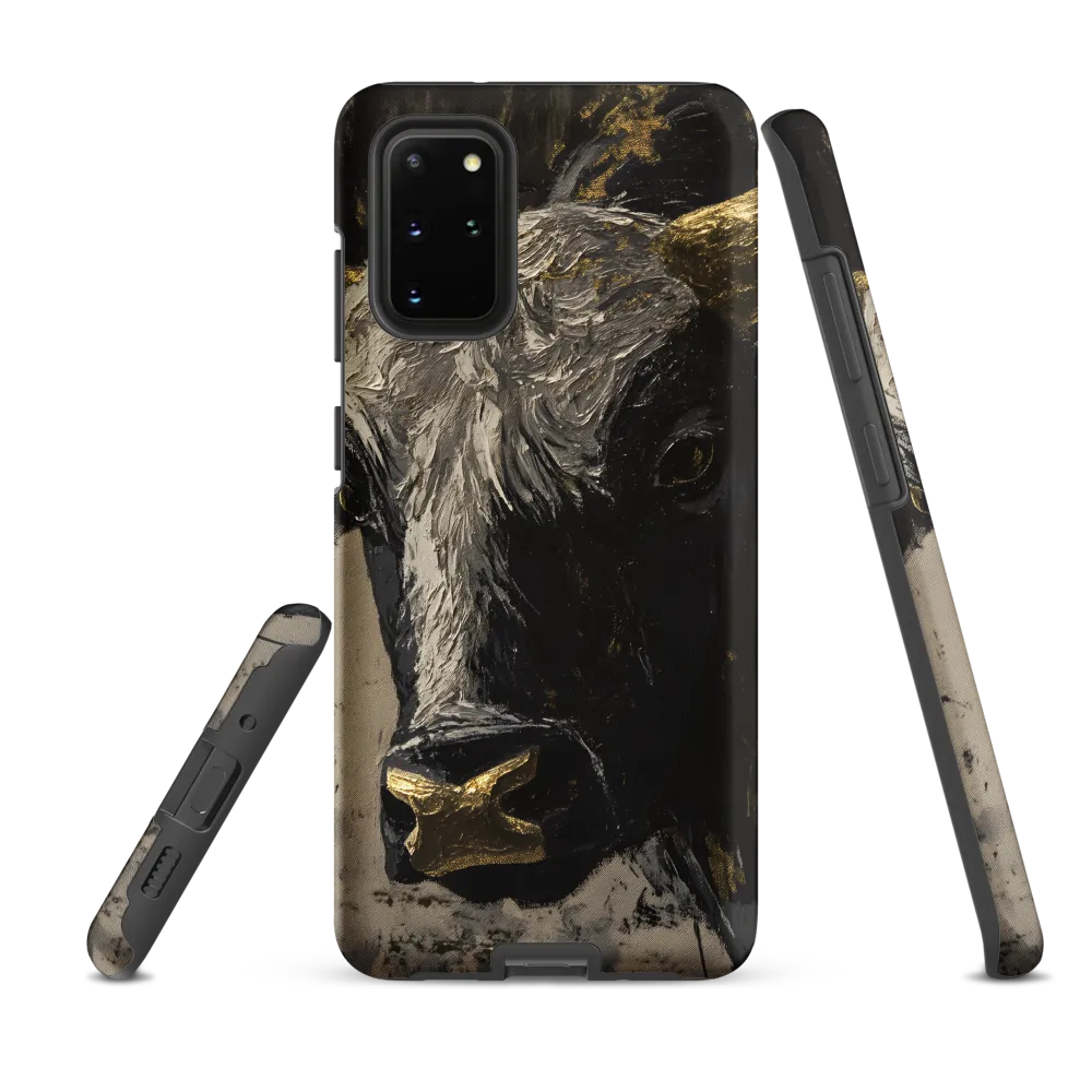 Majestic Bull: The Power in Black and Gold