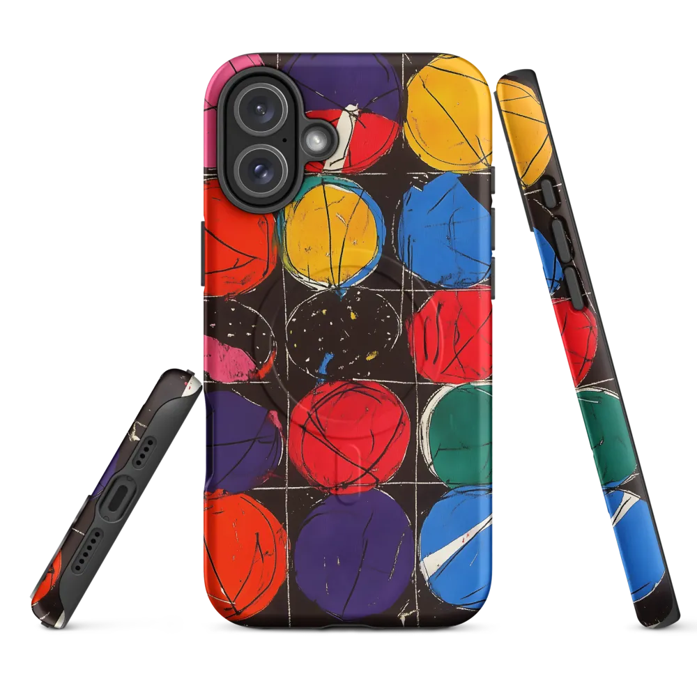 Colorful Circles in Abstract Harmony