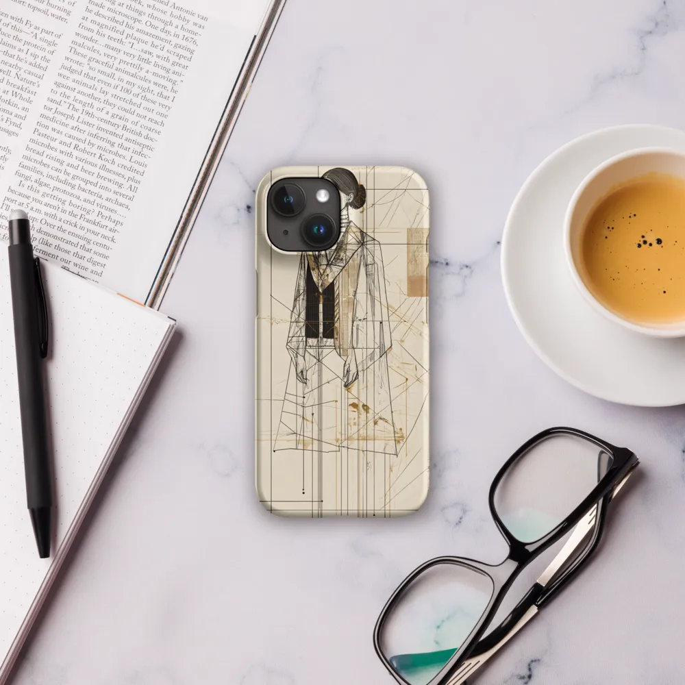 Elegance in Lines | Phone Case |  15 | Snap Case | Matte