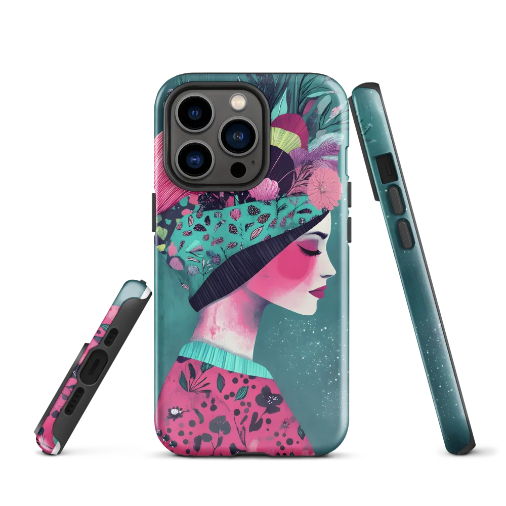 Whimsical Floral Portrait