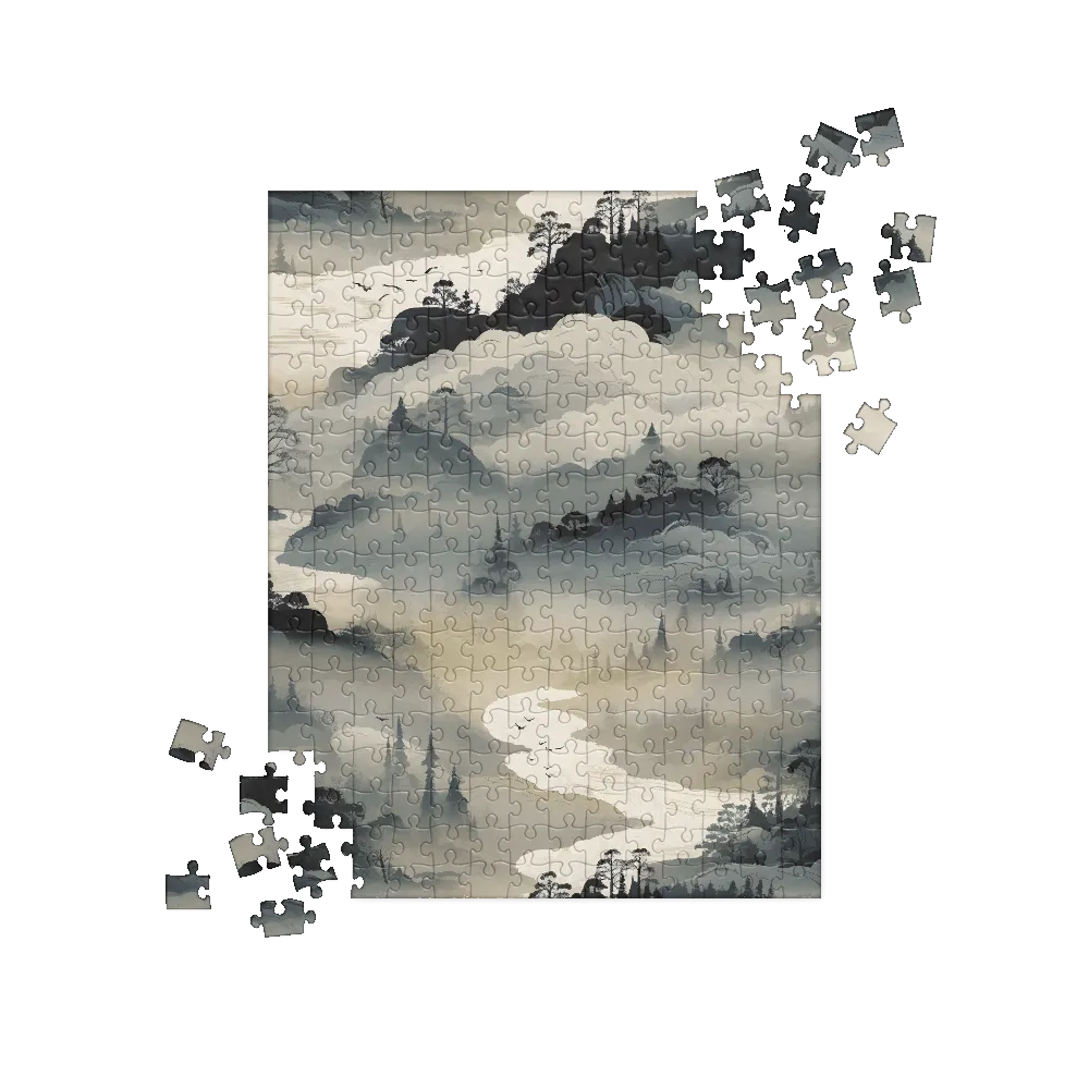 Whispers of the Misty Landscape