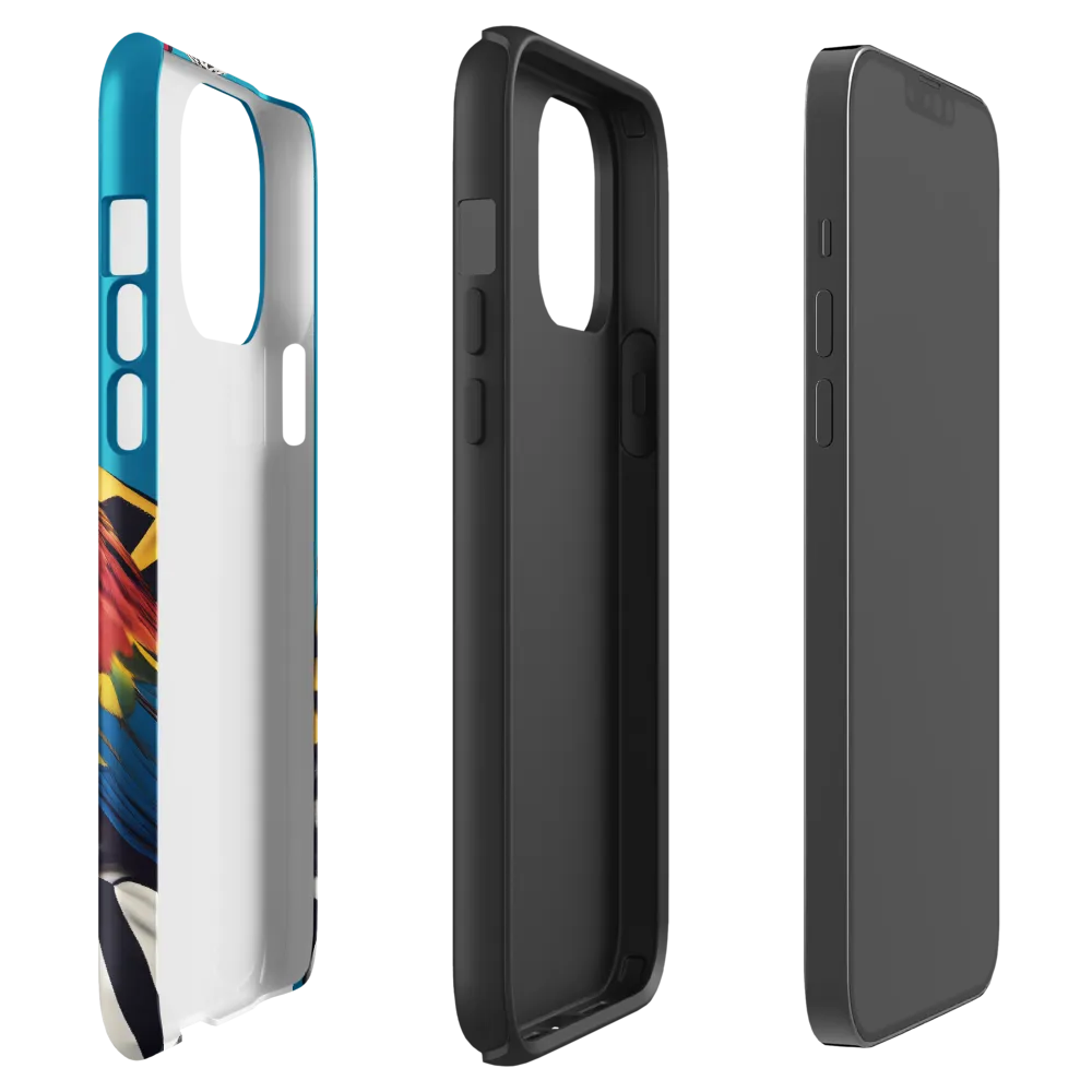 Vibrant Fusion of Flora and Fauna | Phone Case |  13 Pro Max | Tough Case | Glossy