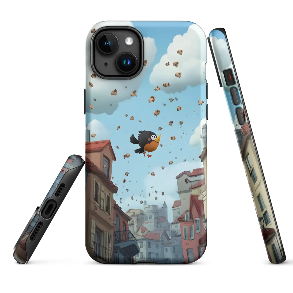 A Whimsical Flight Through Bread and Sky